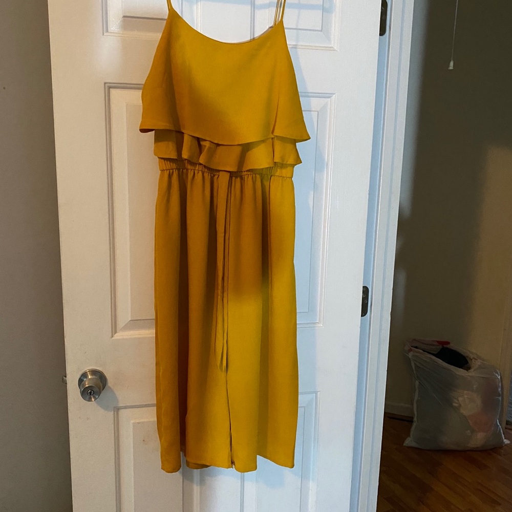 Ruffle Sleeveless Crop Jumpsuit